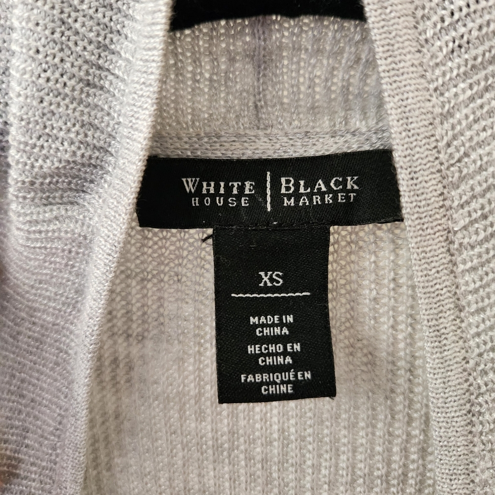 White House Black Market cascading cardigan size xs - Picture 6 of 13